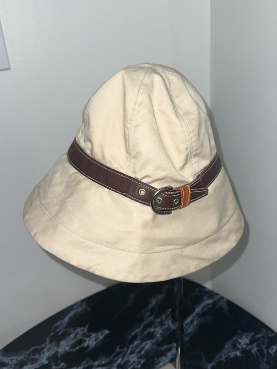 Coach Accessories - Coach Summer Bucket Hat in Cream and Brown AUTHENTIC